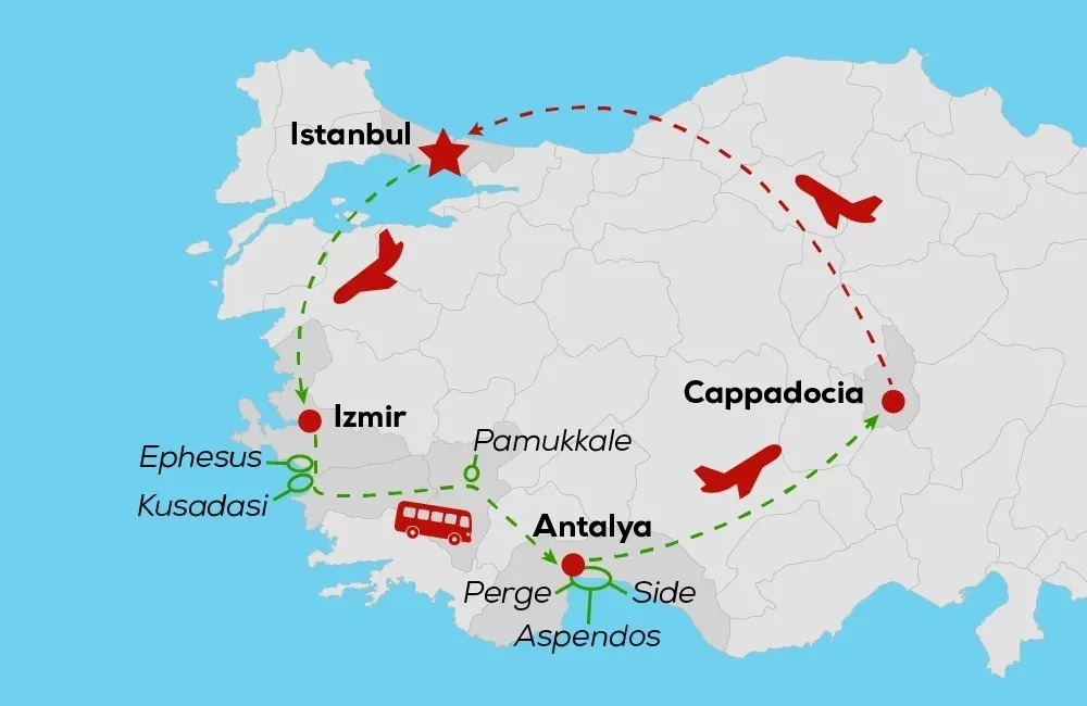 Turkey Itinerary: 7, 10 & 14 Days